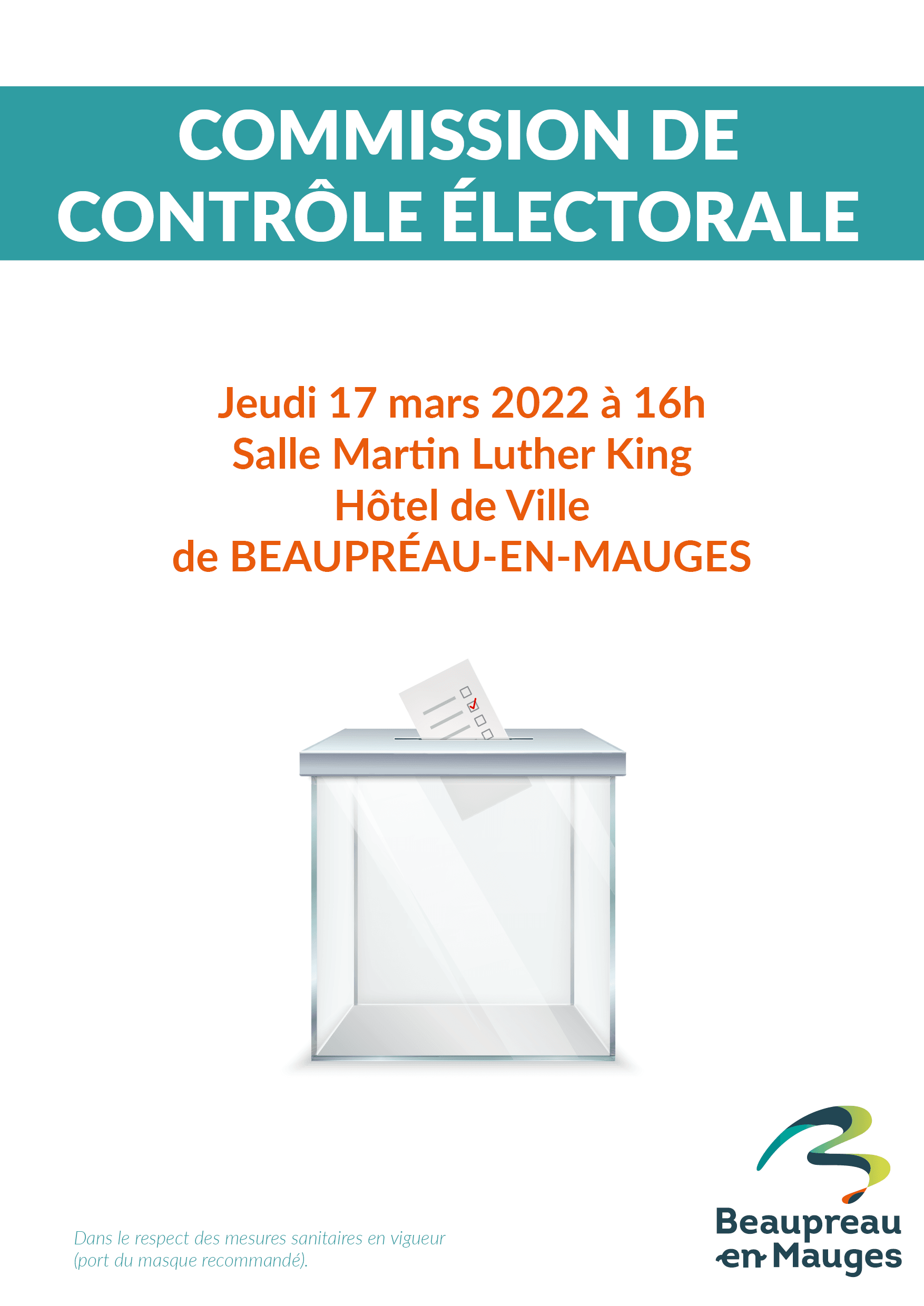 Affiche Commision de contrôle électorale